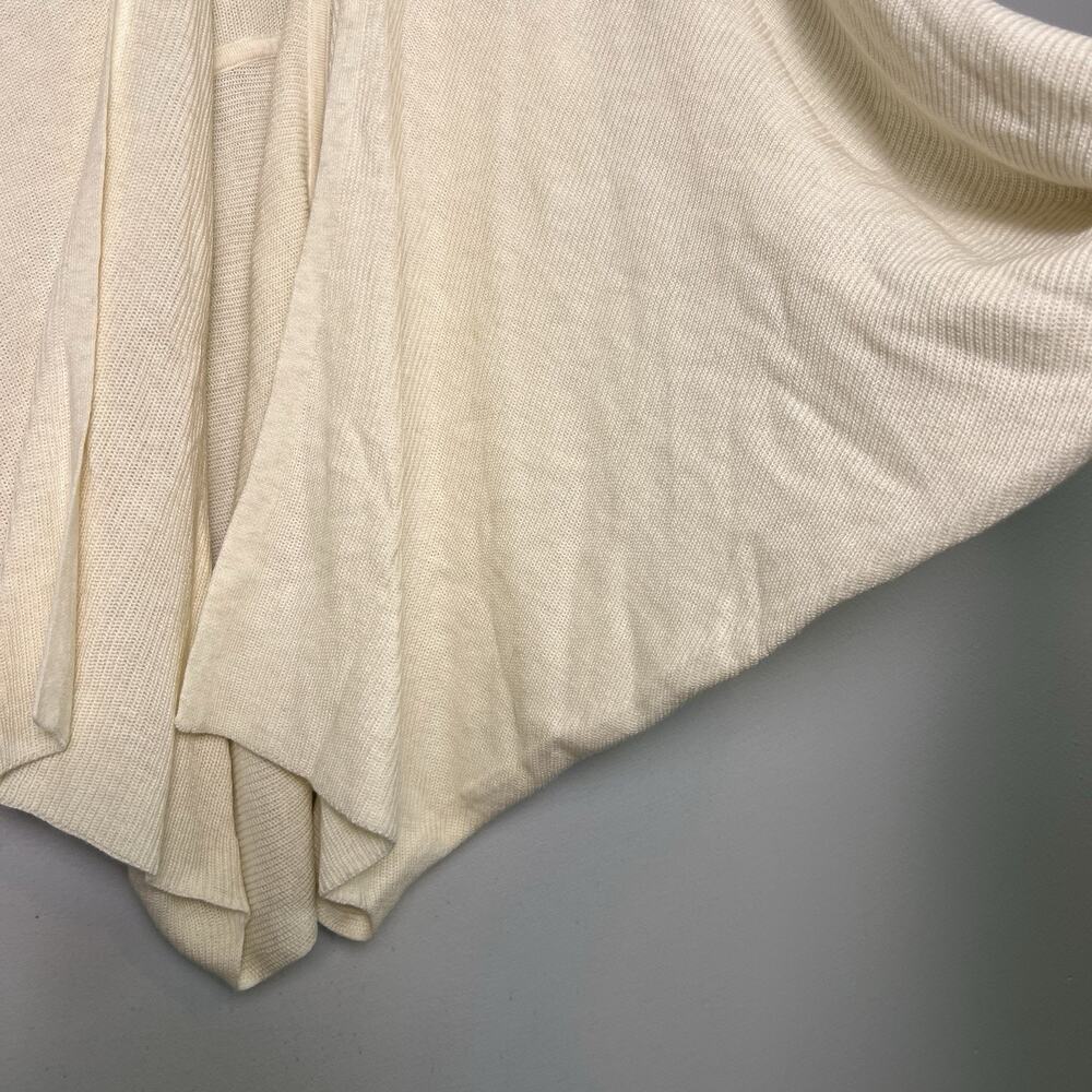 Lululemon Women's Cashlu Knit Textured Wrap Sz M L Cream - Picture 8 of 16
